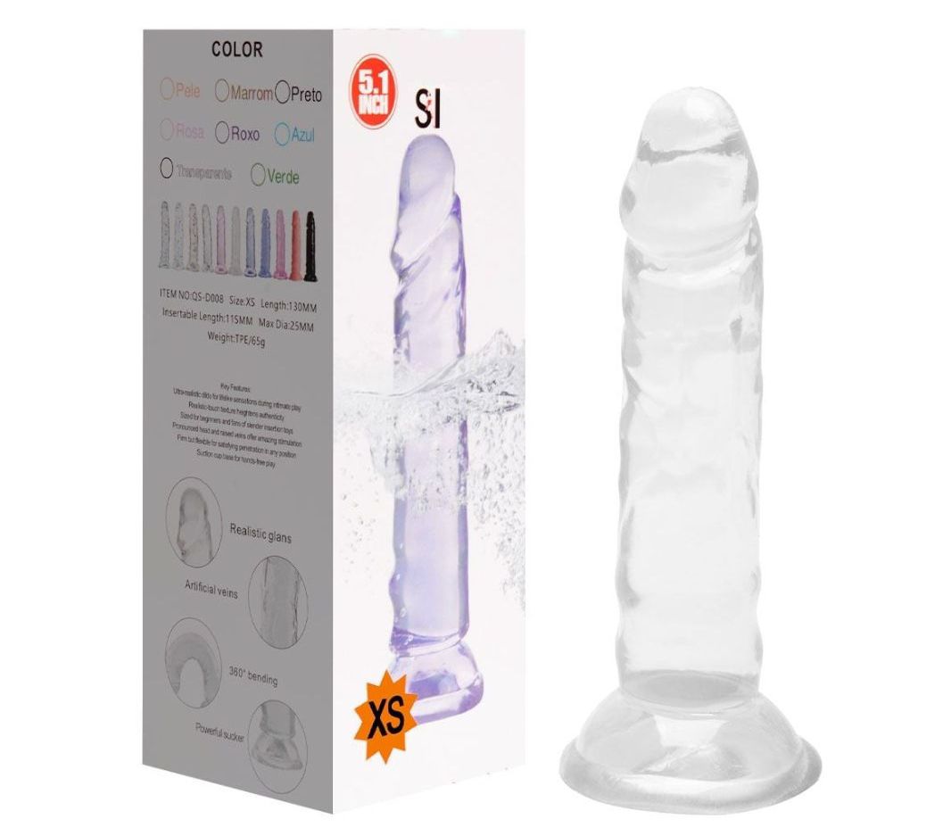 Prótese Maciça 13 cm em jelly